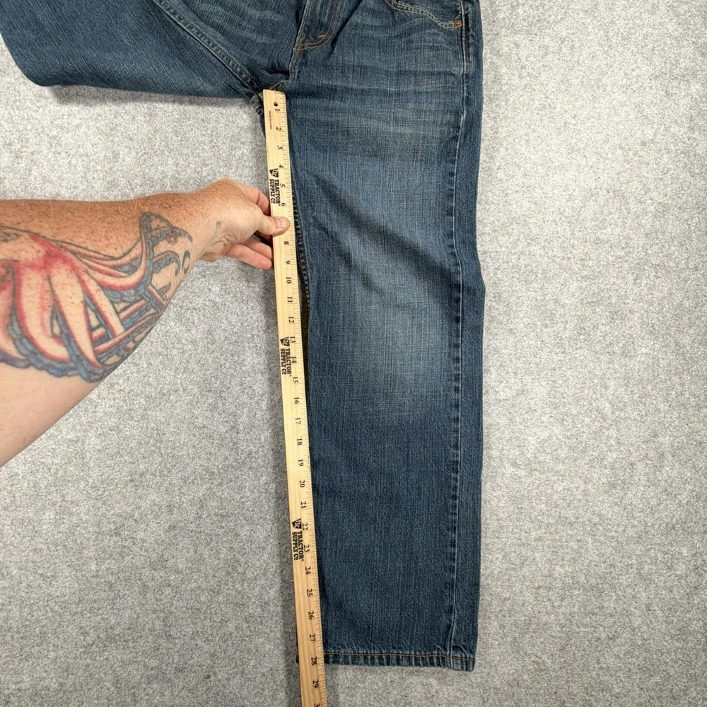 Levis 569 Jeans Mens 30x30 (Fits 32x28) Blue Straight Fit Loose Grunge Skater